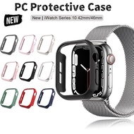 New Half Pack PC Case Compatible for Apple Watch Series 10 42mm 46mm Iwatch Series 10 Replacement Ca