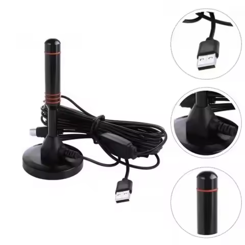Portable HD Digital TV Antenna Indoor Amplified Dab High TV With Amplifier VHF/UHF Quick Outdoor Aer