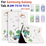 Samsung Galaxy Tab A 10.1 inch 2019 SM T510 T515 Tablet Magnetic Case Stand Cover Smart Flip Casing