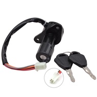 Motorcycle Security 4 Wires Ignition Switch Lock With 2 Keys Set Fit For Suzuki GS125