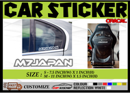 M7 JAPAN CAR STICKER AKSESORI KERETA STICKERS