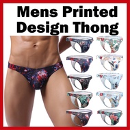 Mens Printed Design Thong Mens Underwear (Series 2)