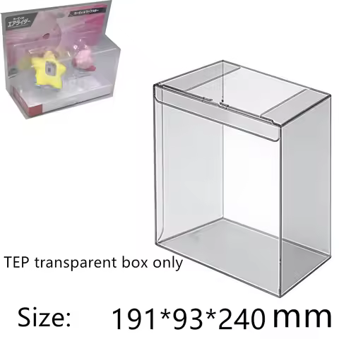 Transparent Box Protector For Amiibo Kirby Air Riders Collect Boxes TEP Storage Game Shell Clear Dis
