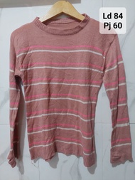Atasan rajut rajut jaring preloved