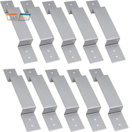 10 PCS Fence Panel Clips Fence Post Safety Bracket Galvanized Fence Clip Fence Board Fixer Metal for