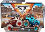 Monster Jam 2023 Official 1:64 Scale Diecast Truck 2-Pack Series 26 'W' Whiplash vs Zombie