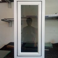 kusen jendela aluminium 40 x 100 1 set lengkap