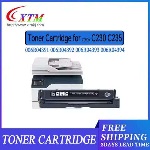 Toner cartridge 006R04393 006R04391 006R04392 006R04394 for Xerox C230DNI C235DNI C230 C235 laser pr