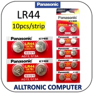 Panasonic LR44 Alkaline Button Battery  / LR44 / AG13 / G13A 1.5V Button Cell Battery /Expiration Da