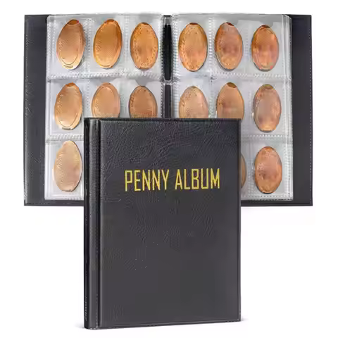 Penny Album Penny Collection Album Hold 108 Coin Money Storage Organizer Display Supplies Penny Coin