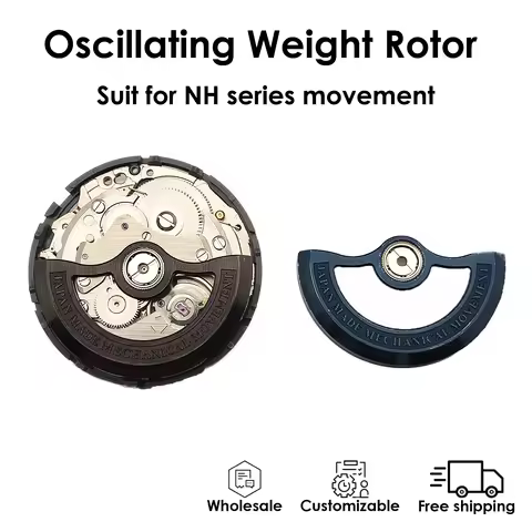 Oscillating Weight Rotor Hollow colors suit for NH series 4R35B 4R36A Automatic movement Refit Acces