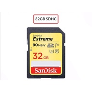 SanDisk Extreme SDHC UHS-I/U3 32GB Memory Card Up To 90MB/s SDSDXNE-32G