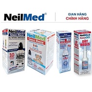 Combo Family: Bộ Xịt Rửa Vệ Sinh Mũi Xoang Toàn Diện Cho Cả Gia Đình NeilMed Sinus Rinse & Moisturiz