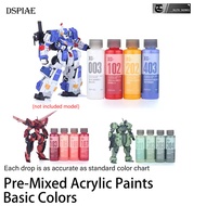 DSPIAE XG Series 50ML Water-based Pre-Mixed Model Paints Basic Colors for Gundam Scale Model Colorin
