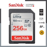 SanDisk Ultra SD Card SDXC UHS-I Memory Card 64GB 128GB 256GB 512GB C10 U1 Full HD (SDSDUNB_GN6IN) เ