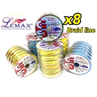 LEMAX G9 X8 Super strong braid line Pe line fishing line