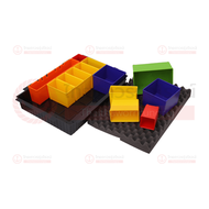 MAKITA กล่องเครื่องมือ MAKPAC Makpac Insert With Coloured Compartments P-83652