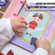 30 Pages2Pcs/4Pcs Baby Busy Book Children's Educational Books Children's Activity Books Kids Montess