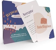 metaFox Positive Affirmations Cards 'Repeat After Me' by Becoming - 52 Affirmation Cards for Women a