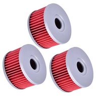 3Pcs Motorcycle Oil Filter Element for Suzuki DR650S DR650SE GSX750 DR600 DR800 SP600 SP500 XF650 M