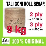 2-ply 3-ply large roll juteTALI 9 kg 2-ply 3-ply hemp rope