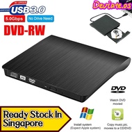 USB 3.0/Type-C External DVD Drive Portable DVD Burner Writer Rewriter DVD/CD/VCD Player ROM Drive for Window 7/8/10