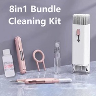 8 in 1 Laptop accessories cleaning kit Dual Functions Keyboard Brush tool Earphone cleaner dust brush pen
