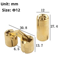 【NEW】Brass H62 Cabinet Door Hinge 180 Degree Jewelry Box Hinge 8mm 10mm 12mm 14mm