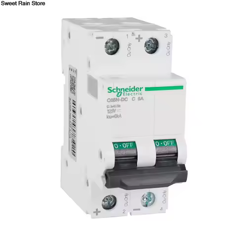 Schneider IC65N DC Electric Multi 9 IC65N-DC MCB 2P DC Pemutus Sirkuit Miniatur C 6A 10A 16A 20A 25A