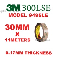 [TapeExpert] 3M 9495LE 300LSE Thin Double Sided Tape Transparent Low Surface Energy Plastics Strong