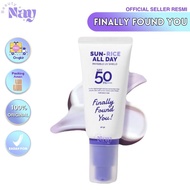 SUNRICE SUNSCREEN FINALLY FOUND YOU! SUN-RICE ALL DAY INVISIBLE UV SHIELD SUN SCREEN SPF 50 PA+++ SP