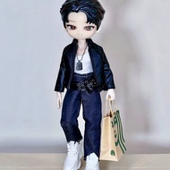 Aso 3.0 Aso 2.0 Fairy Body BJD Shura Maru Beiming 12 Baby Clothes Leather Jacket Jeans
