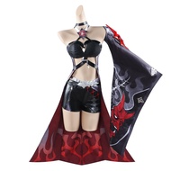 Honkai Star Rail Red Acheron Costume Cosplay Party Role Play Amine Halloween