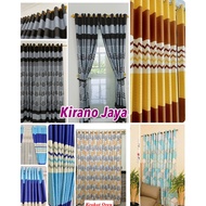 GORDEN PINTU KAMAR - GORDEN JENDELA PANJANG - KORDEN PINTU RUANG TAMU MINIMALIS MODEL SMOKERING RING