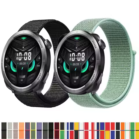 Nylon Loop Strap for HAYLOU Solar Neo Smartwatch Replacment Bracelet Sport Watchband Correa for HAYL