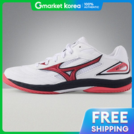 Mizuno | รองเทาปงปอง Mizuno Wave Drive 9 (สขาวxไวนxดำ) 81GA220551
