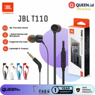 JBL T110 By HARMAN - Headset JBL T110 Original IMS Wired Earphone