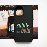 subtle but bold/黑/犀牛盾防摔iPhone手機殼