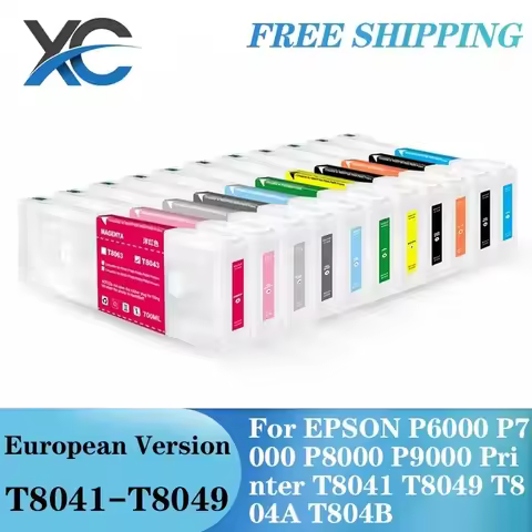 European Empty Refill Ink Cartridge With Chip 700ML Compatible For EPSON P6000 P7000 P8000 P9000 Pri