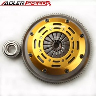 ADLERSPEED Racing Clutch Twin Disk For 89-91 HONDA CIVIC CRX D15 D16