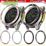 SHOUOUI Watch Bezel Ring, Decorative Protective Bezel Ring Styling , Stainless Steel Anti-Scratch Re