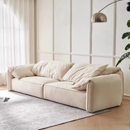 Italian Minimalist baxter Ear Sofa Simple Modern Size Apartment Inline Cat Claw Cloth Fabric Sofa