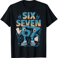 Meme 67 Six Seven 6 7 Italian Brainrot T-Shirt