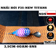Mồi lure NHÁI HƠI F35 2023 TNT Lures mồi giả câu cá lóc dài 35CM nặng 8G action CHÌM