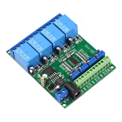 DC 12V 4 Channel Voltage Comparator Stable LM393 Comparator Module for Automotive Circuit Modificati