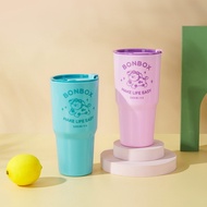 UNGU BONBOX Purple Practical Tumbler Lid 800ml Glass Model Drinking Water Bottle