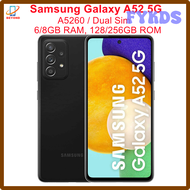 FYKDS A52 Samsung Galaxy 5G A5260ซิมคู่6.5 "6/8GB RAM 128/256GB Octa Core Snapdragon 4กล้อง NFC ออริจินอลโทรศัพท์มือถือแอนดรอยด์ DFHDS