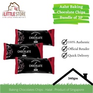 [Baking Chocolate - Bundle of 3] Aalst Baking Chocolate - Dark Chocolate Chips 340gm