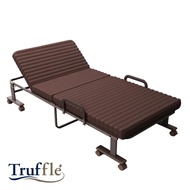 Fortem Fitness TRUFLE เตียงพับ รุ่น WAVE-02  ขนาด 90X190X30ซม.สีน้ำตาล สินค้าคุณภาพดี