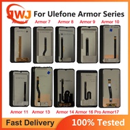 สำหรับ Ulefone Armor 6S 6E 7 7E เกราะ8 Pro 9 9E 10 11ชิ้นส่วนจอสัมผัสแอลซีดีของเครื่องแปลงดิจิทัลสำห